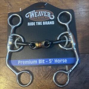 NWT Weaver Premium Bit 5" Argentine Horse Bit